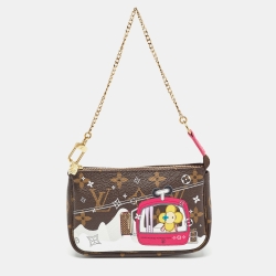مملوكة مسبقًا Louis Vuitton Monogram Canvas Mini Courchevel Pochette Accessoires 