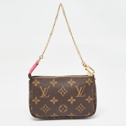 مملوكة مسبقًا Louis Vuitton Monogram Canvas Mini Courchevel Pochette Accessoires 