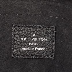 Pre Owned Louis Vuitton Black Monogram Mahina Leather Scala Mini Pouch Bag