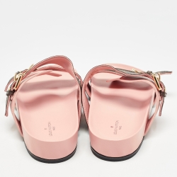 Louis Vuitton Brown Monogram Canvas Bom Dia Slides Size 39