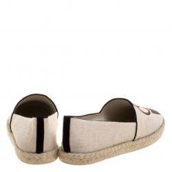 مملوكة مسبقًا حذاء إسبادريلز لوي فيتون بوستكارد كانفاس بيج مقاس 36.5