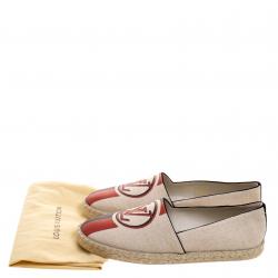 مملوكة مسبقًا حذاء إسبادريلز لوي فيتون بوستكارد كانفاس بيج مقاس 36.5