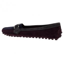 Pre Owned Louis Vuitton Tricolor Oxford Loafers Size 37