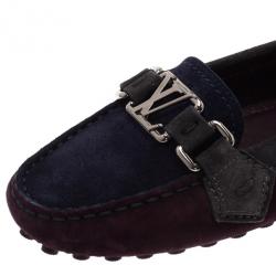 Pre Owned Louis Vuitton Tricolor Oxford Loafers Size 37