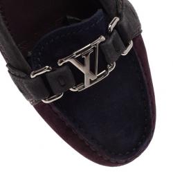 Pre Owned Louis Vuitton Tricolor Oxford Loafers Size 37