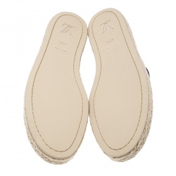 مملوكة مسبقًا حذاء إسبادريل لوي فيتون واترفول دنيم مونوغرامي أزرق مقاس 38.5