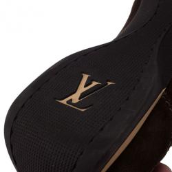 مملوكة مسبقًا Louis Vuitton Brown Offshore Sneakers In Mix Patchwork Size 37.5