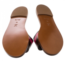 مملوكة مسبقًا حذاء سلايدز فلات لوي فيتون لوك إيت كانفاس مونوغرامي