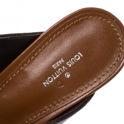 Pre Owned صندل لوي فيتون مول سلايد بانوراما كانفاس مونوغرامي مقاس 39