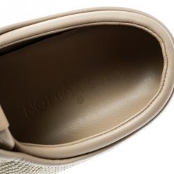 Louis Vuitton Beige Monogram Canvas Laceless Espadrille Sneakers Size 36