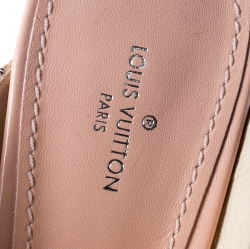 مملوكة مسبقًا Louis Vuitton Damier Azur Canvas Panorama Slide Mule Sandals Size 37