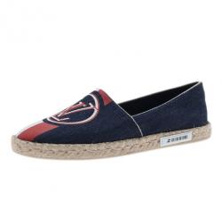 مملوكة مسبقًا Louis Vuitton Two-Tone Postcard Espadrilles Size 35