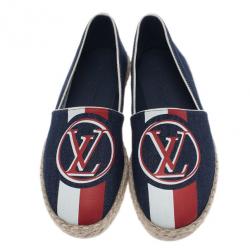 مملوكة مسبقًا Louis Vuitton Two-Tone Postcard Espadrilles Size 35