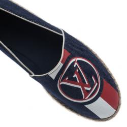 مملوكة مسبقًا Louis Vuitton Two-Tone Postcard Espadrilles Size 35