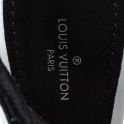 Louis Vuitton White Leather Call Back Ankle Strap Pointed Toe Sandals Size 38
