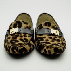 مملوكة مسبقًا Louis Vuitton Pony Styled Calf Leather 'Zen' Loafers Size 40.5