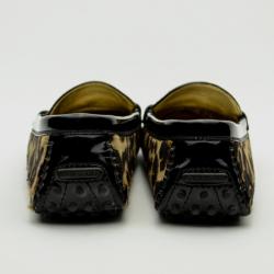 مملوكة مسبقًا Louis Vuitton Pony Styled Calf Leather 'Zen' Loafers Size 40.5