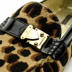 مملوكة مسبقًا Louis Vuitton Pony Styled Calf Leather 'Zen' Loafers Size 40.5