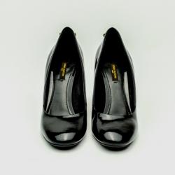 Pre Owned Louis Vuitton Black Oh Really! Patent Calf Pumps Size 39