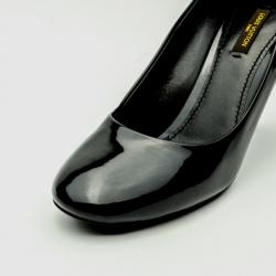 Pre Owned Louis Vuitton Black Oh Really! Patent Calf Pumps Size 39