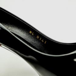 Pre Owned Louis Vuitton Black Oh Really! Patent Calf Pumps Size 39
