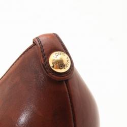 مملوكة مسبقًا Louis Vuitton Brown Leather Lace Pumps Size 37