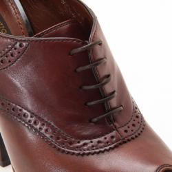 مملوكة مسبقًا Louis Vuitton Brown Leather Lace Pumps Size 37