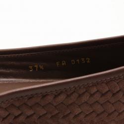 مملوكة مسبقًا Louis Vuitton Suede Oxford Ballerina Flats Size 37.5