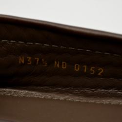 مملوكة مسبقًا Louis Vuitton Brown Oxford Suede Calf Loafers Size 37.5