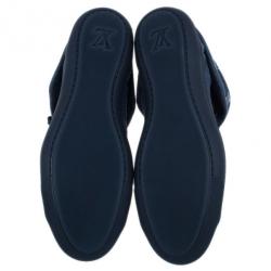 Pre Owned حذاء بوت خفيف لوي فيتون  برا دنيم مقاس 38.5