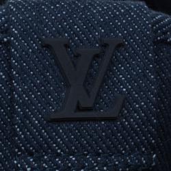 Pre Owned حذاء بوت خفيف لوي فيتون  برا دنيم مقاس 38.5