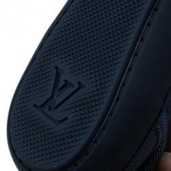 Pre Owned حذاء بوت خفيف لوي فيتون  برا دنيم مقاس 38.5