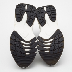 Pre Owned حذاء رياضي لوي فيتون قماش تريكو أسود بعنق مرتفع مقاس 38