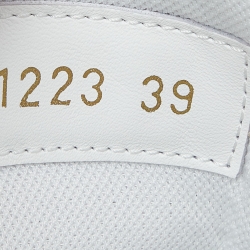 Pre Owned Louis Vuitton Beige Monogram Suede LV Groovy Platform Sneakers Size 39