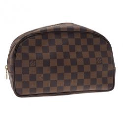 Pre Owned Louis Vuitton Damier Ebene Canvas Toiletry Bag
