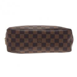 Pre Owned Louis Vuitton Damier Ebene Canvas Toiletry Bag