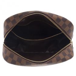 Pre Owned Louis Vuitton Damier Ebene Canvas Toiletry Bag