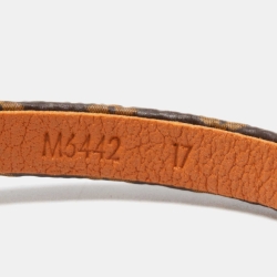 مملوكة مسبقًا Louis Vuitton LV Tribute Canvas Monogram Gold Plated Bracelet