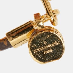 مملوكة مسبقًا Louis Vuitton LV Tribute Canvas Monogram Gold Plated Bracelet