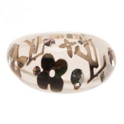 مملوكة مسبقًا Louis Vuitton Inclusion Transparent Ring Size 54.5
