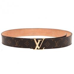 Pre Owned Louis Vuitton Monogram Initials Belt 85CM