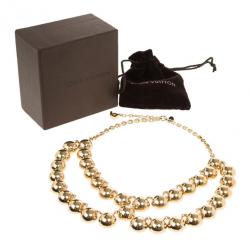 مملوكة مسبقًا Louis Vuitton Over The Rainbow Silver Light Collar Necklace