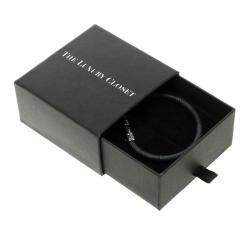 Pre Owned Louis Vuitton Keep It Damier Graphite Canvas Silver Tone Bracelet