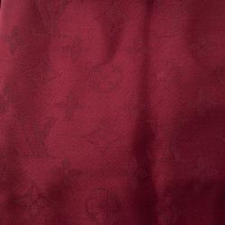 Pre Owned Louis Vuitton Red Pomme D'Amour Monogram Shawl