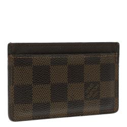 مملوكة مسبقًا حافظة بطاقات لوي فيتون كانفاس دامييه أيبين