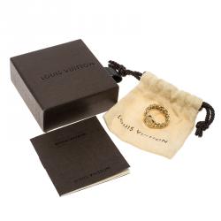 Pre Owned Louis Vuitton ID Two Tone Gold Ring Size 51