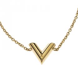 مملوكة مسبقًا سوار لوي فيتون إسينشيال V ذهبي اللون