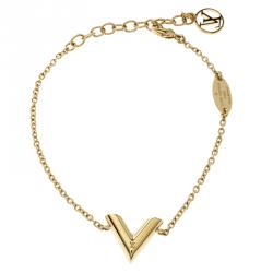 مملوكة مسبقًا سوار لوي فيتون إسينشيال V ذهبي اللون