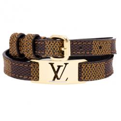 Louis Vuitton® Sign It Bracelet Brown. Size 19  Louis vuitton bracelet,  Louis vuitton, Leather street style