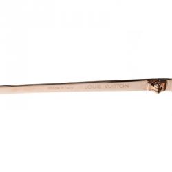 مملوكة مسبقًا نظارة شمسية لوي فيتون Z056W عين قطة رخام/ذهب وردي عاكس